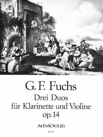 FUCHS G.F.:DREI DUOS FUR KLARINETTE UND VIOLINE OP.14