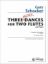 SCHOCKER:MORE THREE DANCES FOR TWO FLUTES AND PIANO