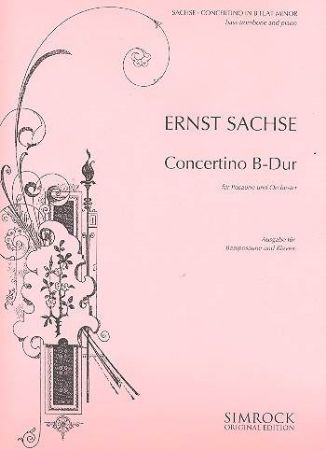 SACHSE:CONCERTINO B-DUR BASSPOSAUNE UND KLAVIER