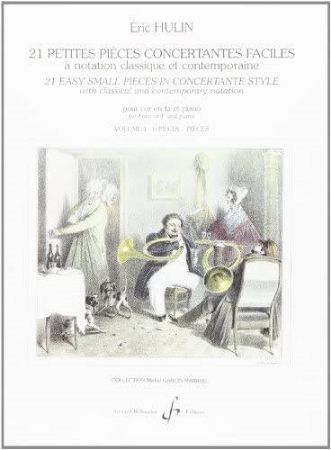 HULIN:21 EASY SMALL PIECES CONCERTANTE STYLE VOL.1