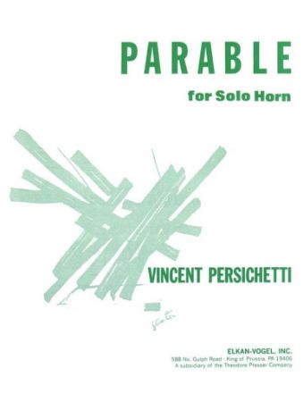 PERSICHETTI:PARABLE HORN