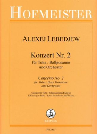 LEBEDJEW:KONZERT NR.2 TUBA/BASS TROMBONE