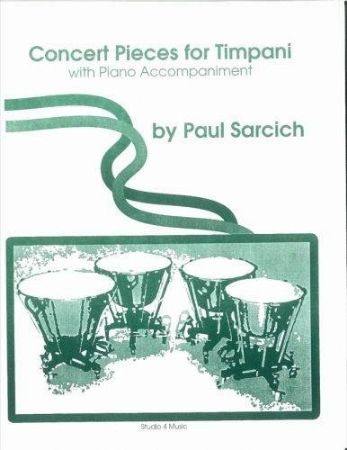 SARCICH:CONCERT PIECES FOR TIMPANI WITH PIANO ACC.