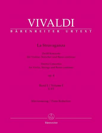 VIVALDI:LA STRAVAGANZA 12 CONCERTOS FOR VIOLIN,STRINGS AND BASSO CON.OP.4 VOL.1