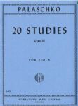 PALASCHKO:20 STUDIES OP.36 FOR VIOLA