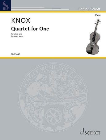 KNOX:QUARTET FOR ONE FOR VIOLA SOLO