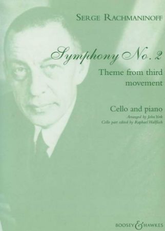 RACHMANINOF:SYMPHONY NO.2 THEME FROM THIRD MOVEMENT CELLO AND PIANO