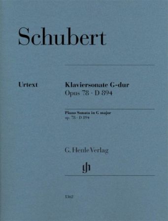SCHUBERT:PIANO SONATA G-DUR OP.78 D 894
