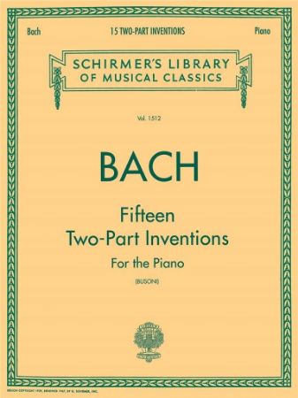 BACH J.S.:FIFTEEN TWO-PART INVENTIONS (BUSONI)