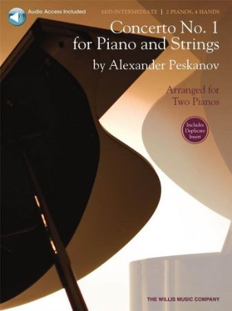 PESKANOV:CONCERTO NO.1 FOR PIANO ARR.FOR TWO PIANO +AUDIO ACCESS