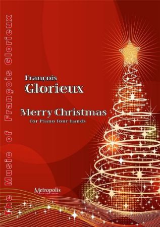 GLORIEUX:MERRY CHRISTMAS 4 HAND PIANO