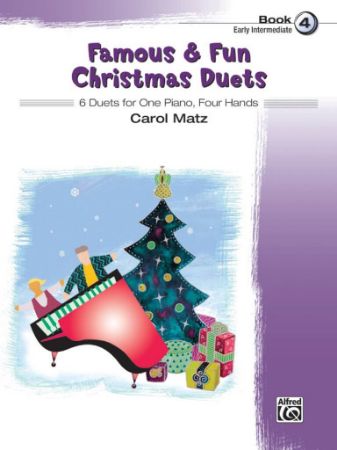MATZ:FAMOUS & FUN CHRISTMAS DUETS BOOK 4  4 HANDS