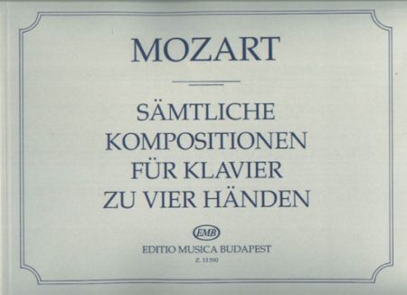 MOZART:SAMTLICHE KOMPOSITIONE,VIER HANDE