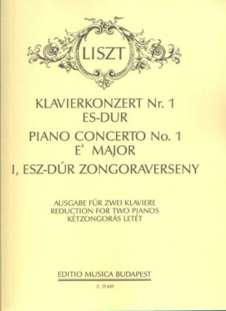 LISZT:PIANO CONCERTO/KLAVIERKONZERT NR.1 ES-DUR