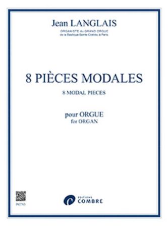 LANGLAIS:8 PIECES MODALES POUR ORGUE