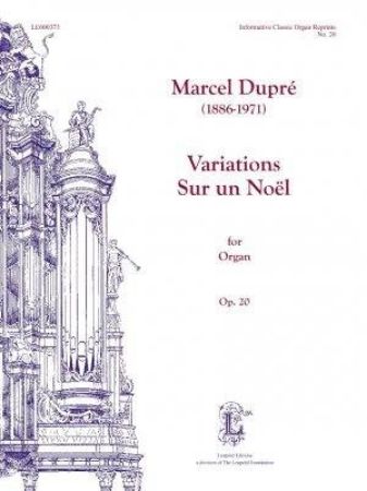 DUPRE:VARIATIONS SUR UN NOEL OP.20 FOR ORGAN