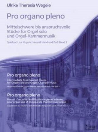 WEGELE:PRO ORGANO PLENO BAND 3 ORGAN SOLO