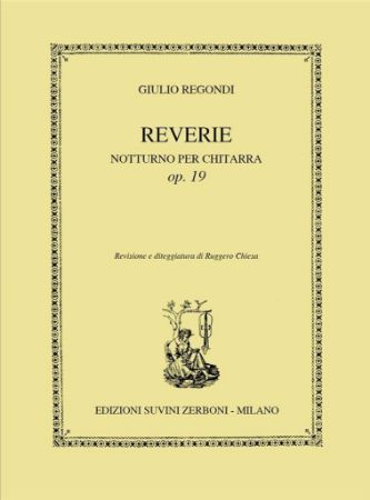 REGONDI:REVERIE NOTTURNO OP.19 PER CHITARRA