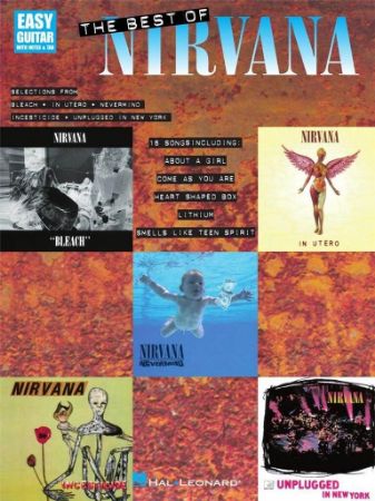 THE BEST OF NIRVANA EASY GUITAR WITH NOTES & TAB