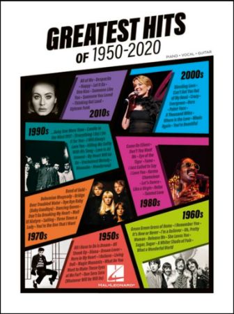 GREATEST HITS OF 1950-2020 PVG