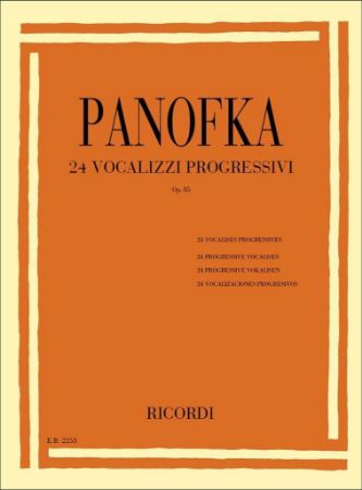 PANOFKA:24 VOCALIZZI PROGRESSIVI OP.85