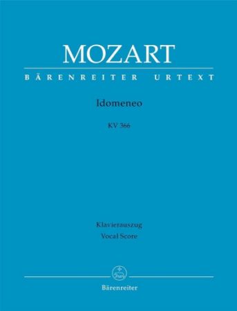 MOZART:IDOMENEO KV 366 VOCAL SCORE