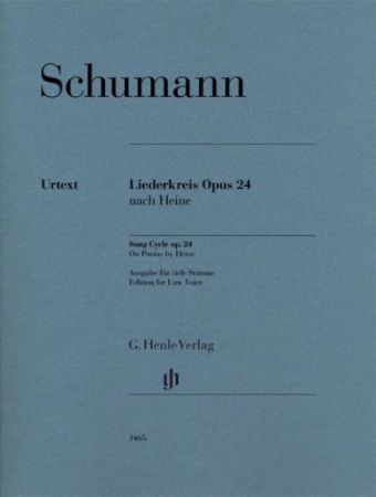 SCHUMANN:LIEDERKREIS OP.24 NACH HEINE LOW VOICE