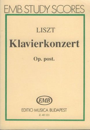 LISZT:KLAVIERKONZERT OP.POST. STUDY SCORE