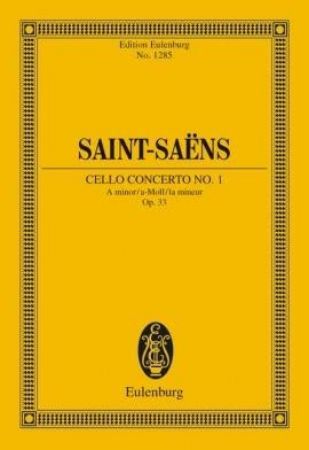 SAINT-SAENS:CELLO CONCERTO NO.1 OP.33 STUDY SCORE