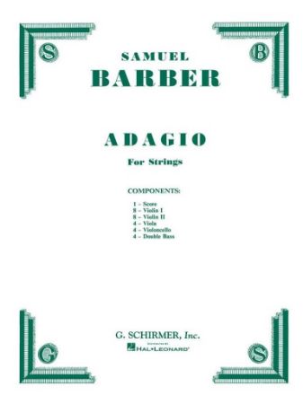 BARBER:ADAGIO FOR STRINGS SCORE