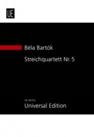 BARTOK:STREICHQUARTETT NR.5  STUDY SCORE