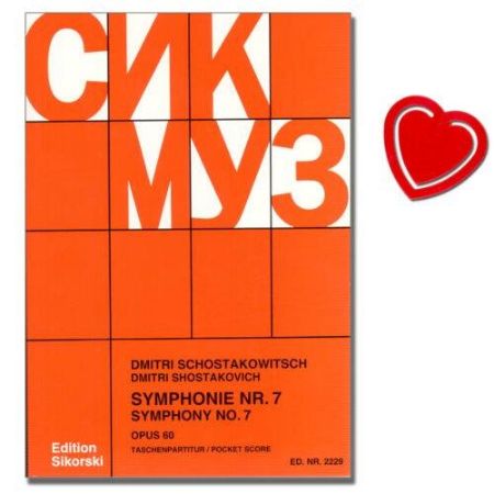 SHOSTAKOVICH:SYMPHONY NO.7,OP.60 STUDY SCORE