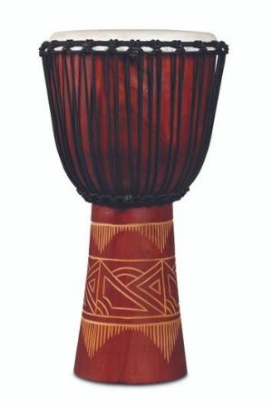 LP DJEMBE World Beat Wood Art Small Red LP713SR