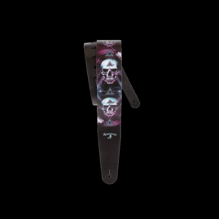 PAS ZA KITARO PLANET WAVES ALCHEMY LEATHER GUITAR STRAP The Void