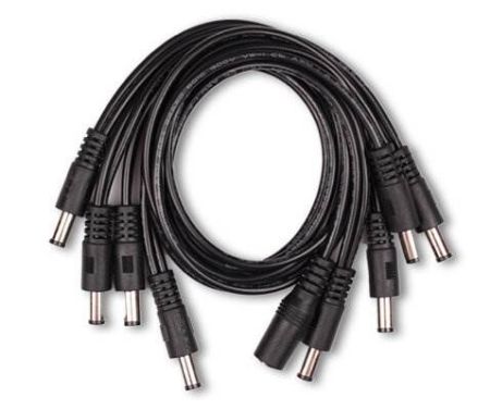 Mooer napajalni kabel za efekte Power Daisy Chain Cable, 8 Plugs, straight
