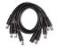 Mooer napajalni kabel za efekte Power Daisy Chain Cable, 8 Plugs, straight