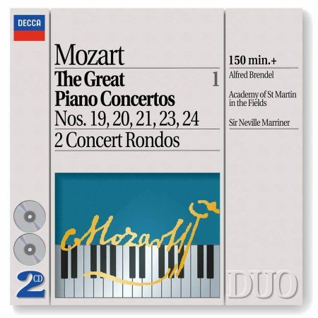 MOZART:GREAT PIANO CONCERTOSNOS.19,20,21,23,24/BRENDEL 2CD