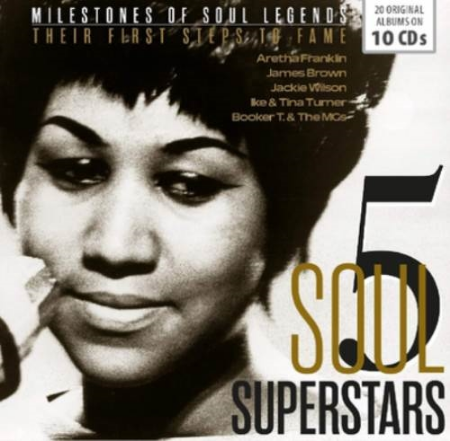 5 SOUL SUPERSTARS SOUL LEGENDS 10 CD COLLECTION