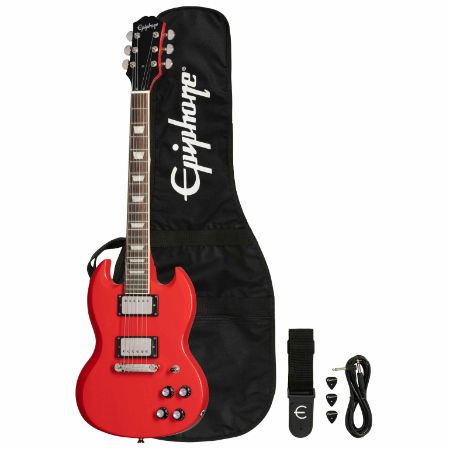 EPIPHONE ELEKTRIČNA KITARA SG POWER PLAYERS LAVA RED PACK