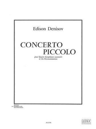 DENISOV:CONCERTO PICCOLO SAXOPHONE SOLO