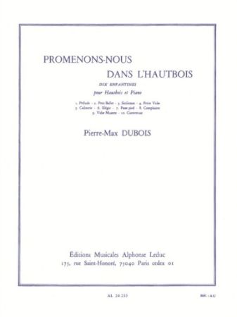DUBOIS:PROMENONS-NOUS DANS L'HAUTBOIS OBOE AND PIANO