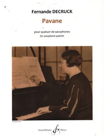 DECRUCK:PAVANE FOR SAXOPHONE QUARTET