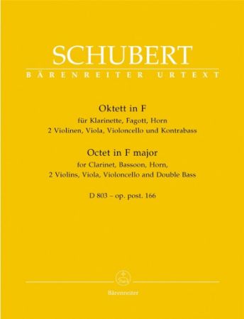 SCHUBERT:OCTET IN F MAJOR D803-OP.POST.166