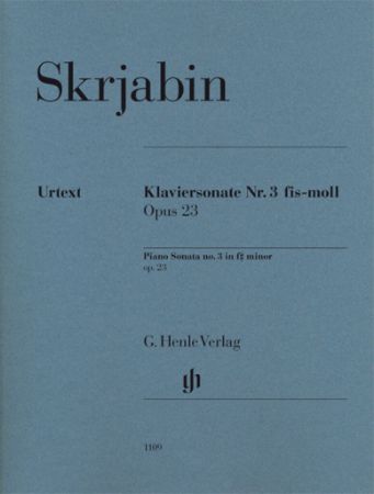 SKRJABIN:PIANO SONATA NO.3 OP.23 FIS-MOLL