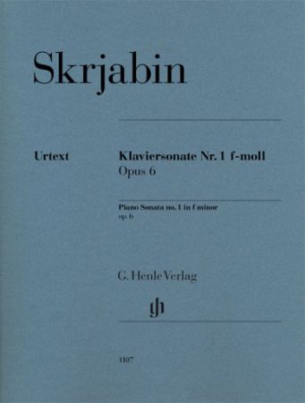 SKRJABIN:PIANO SONATA NO.1 OP.6/KLAVIER SONATE