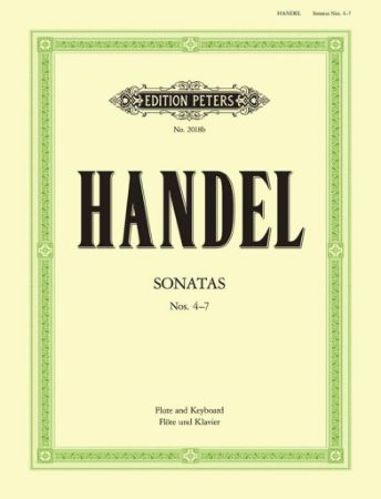 HANDEL:SONATEN NO. 4-7 FLUTE AND PIANO