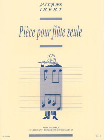 IBERT:PIECE POUR FLUTE SEULE