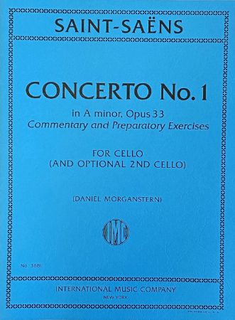 SAINT-SAENS:CONCERTO NO.1 A-MOLL OP.33 FOR CELLO (AND OPTIONAL 2ND CELLO)