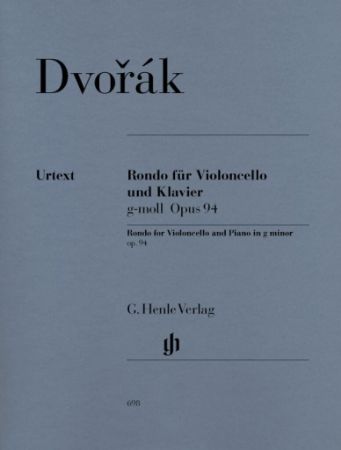 DVORAK:RONDO G-MOLL OP.94 CELLO AND PIANO
