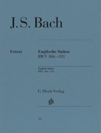 BACH J.S.:ENGLISH SUITES BWV 806-811/ENGLISCHE SUITEN PIANO